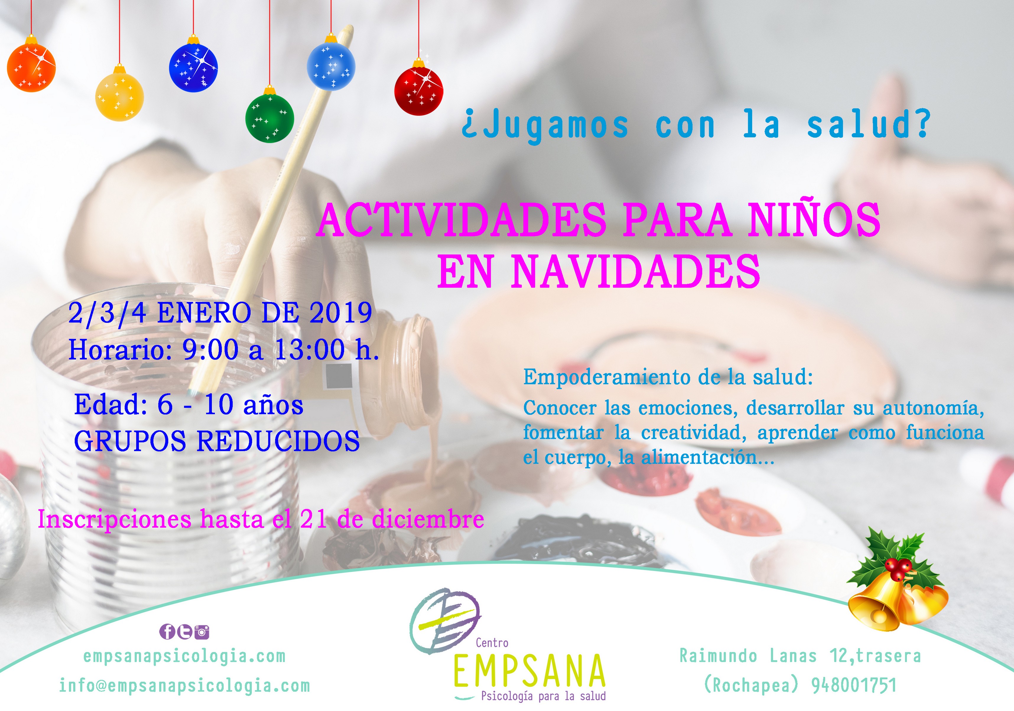 Cartel Actividades Navidad 2018